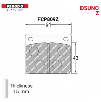 FCP809Z - DSUNO Brake Pads