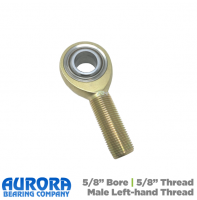 Aurora Rod End Bearing | 5/8" Bore | 5/8" Male Thread - Left-hand