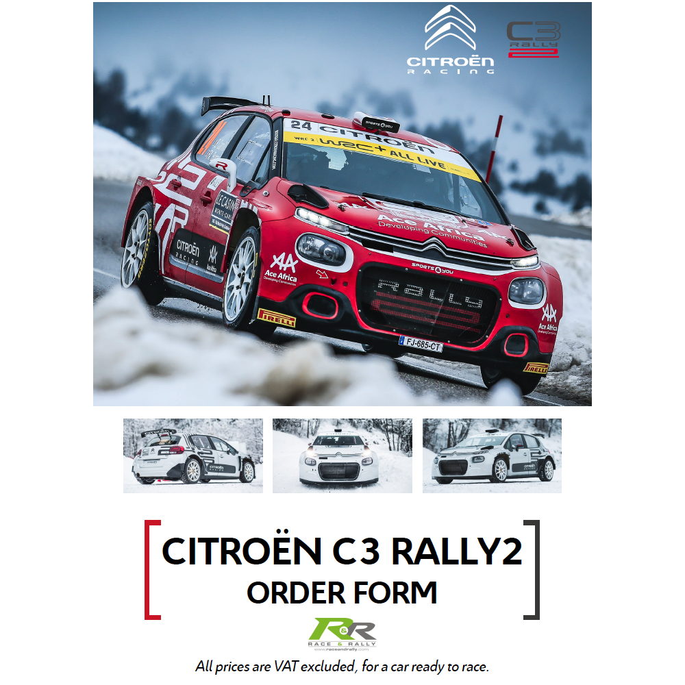 Citroen C3 Rally 2 Order Form