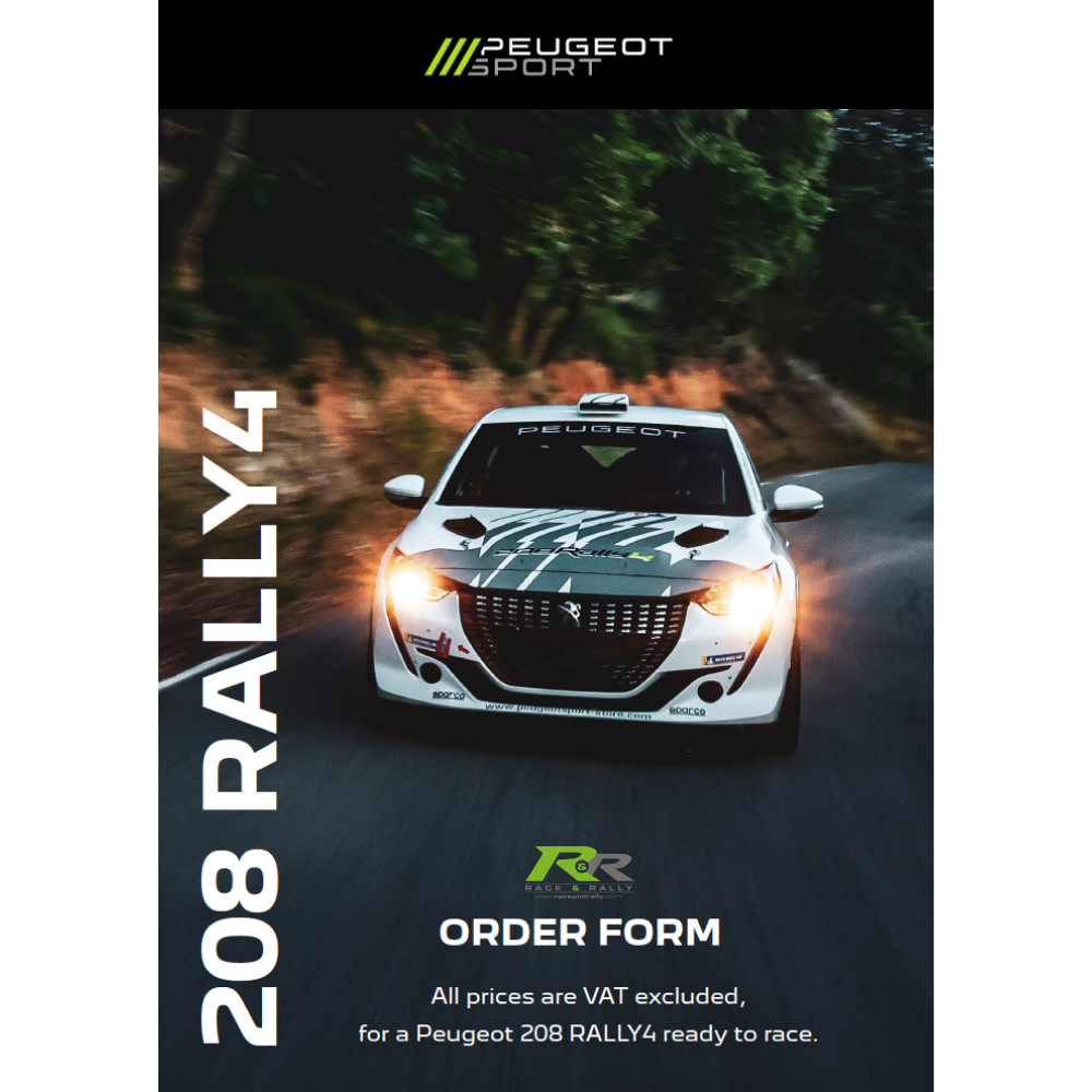 Peugeot 208 Rally4 Order Form