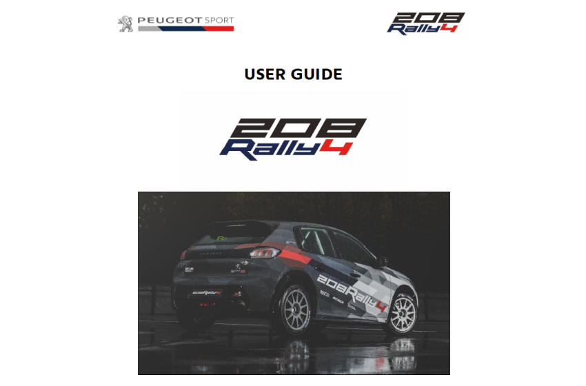 User Guide - 208 Rally 4